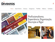 Tablet Screenshot of diventos.com